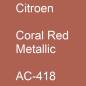 Preview: Citroen, Coral Red Metallic, AC-418.